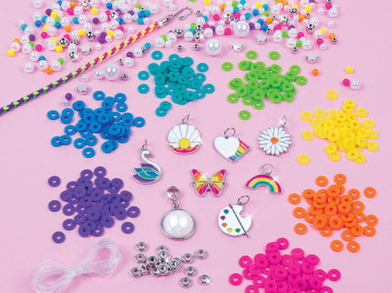 MAKE IT REAL Käekõrude DIY komplekt, vikerkaar ja pärlid