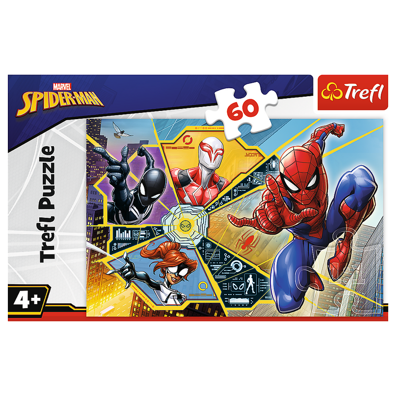 TREFL SPIDER-MAN Pusle Ämblikmees, 60 osa