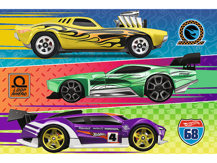 TREFL HOT WHEELS Pusle, 60 osa