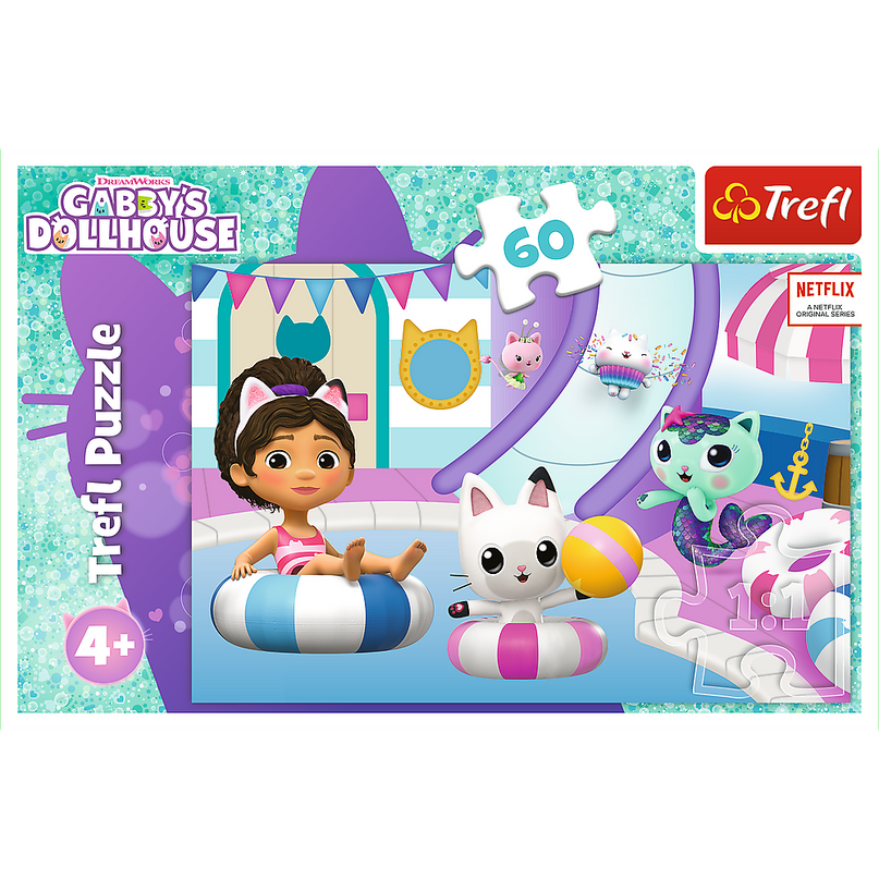 TREFL GABBY NUKUMAJA Pusle Gabby nukumaja, 60 osa