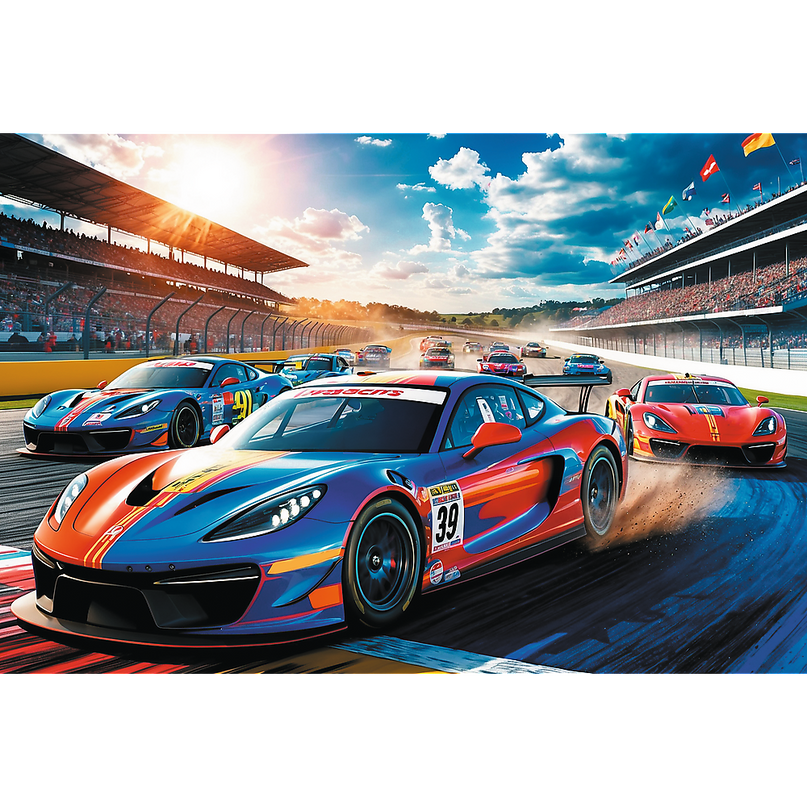 TREFL Pusle ralliauto, 100 osa