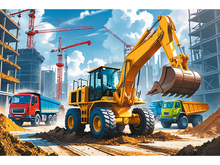 TREFL Pusle traktor, 60 osa