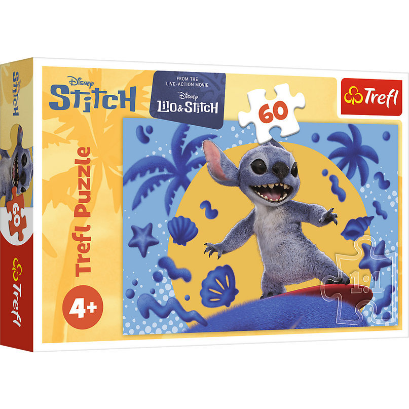 TREFL DISNEY STITCH pusle Lõbus päev koos Stitchiga, 60 osa