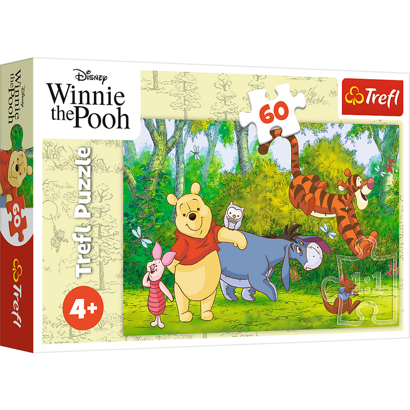 TREFL DISNEY WINNIE THE POOH Pusle Karupoeg Puhh, 60 osa