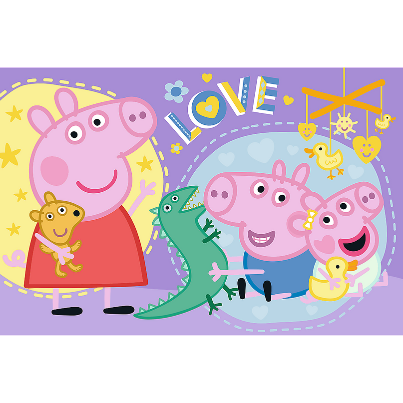 TREFL PEPPA PIG Pusle Põrsas Peppa, 60 osa