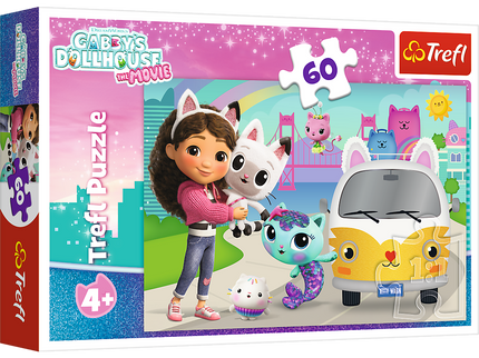 TREFL GABBY´S DOLLHOUSE Pusle Gabby´s Dollhouse, 60 osa