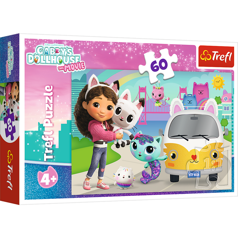 TREFL GABBY´S DOLLHOUSE Pusle Gabby´s Dollhouse, 60 osa