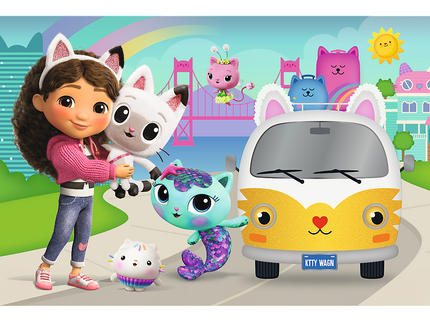 TREFL GABBY´S DOLLHOUSE Pusle Gabby´s Dollhouse, 60 osa