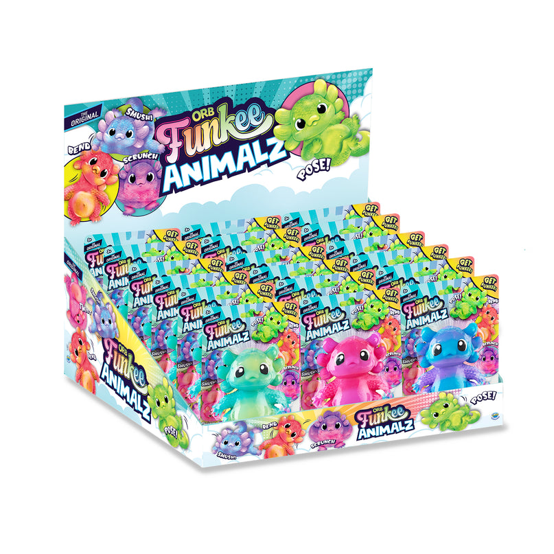 Stressimänguasi Funkee Animalz Aksolotl