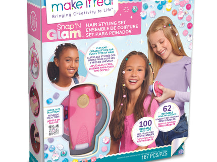 MAKE IT REAL Juuste kaunistamise komplekt Snap n´ Glam