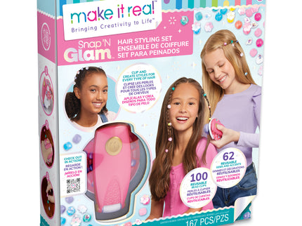 MAKE IT REAL Juuste kaunistamise komplekt Snap n´ Glam