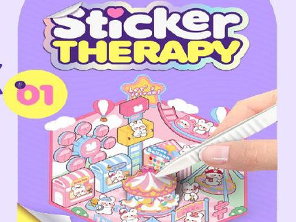 STICKER THERAPY Kawaii Kitties kleepsud, 80 tk