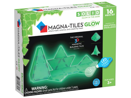 MAGNA-TILES Magnetkonstruktori komplekt Glow, 16 osa