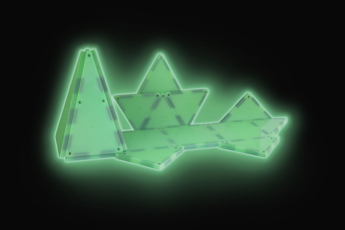 MAGNA-TILES Magnetkonstruktori komplekt Glow, 16 osa