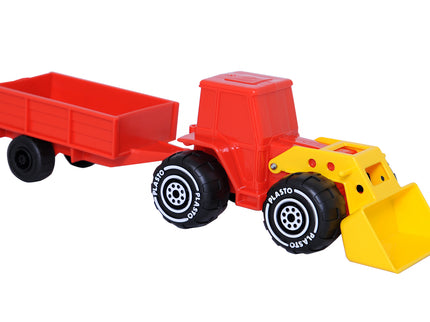 PLASTO Treileri ja eeslaaduriga traktor, 33 cm