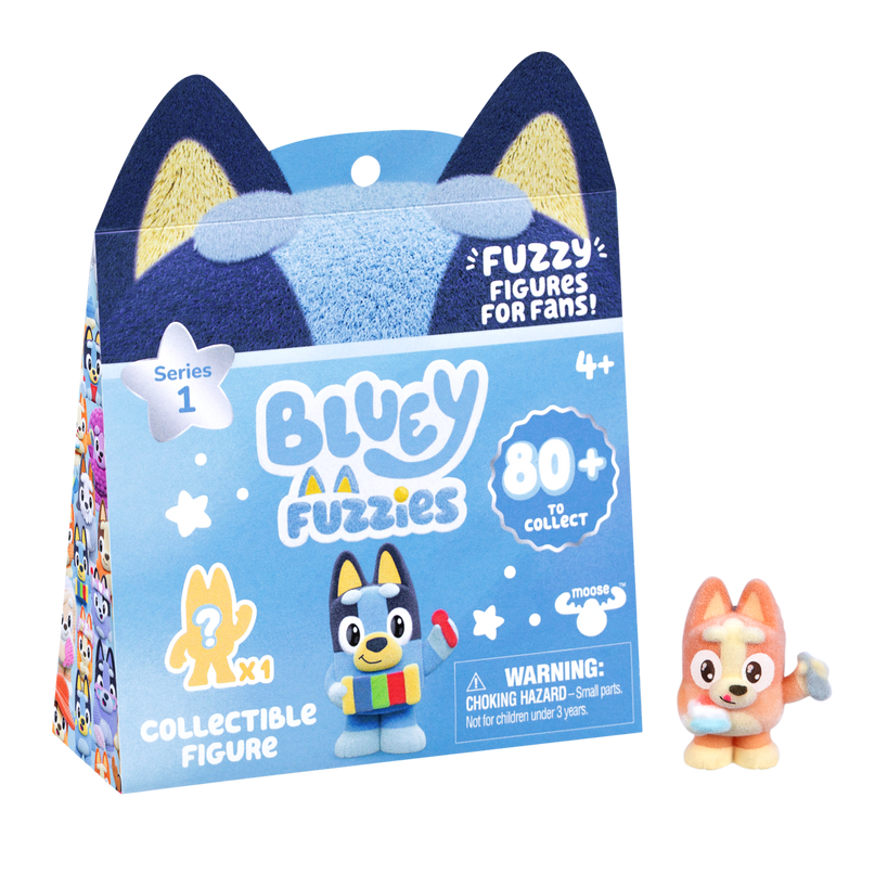 BLUEY Fuzzies figuur, 5 cm