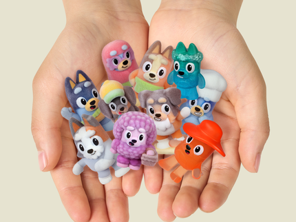 BLUEY Fuzzies figuur, 5 cm