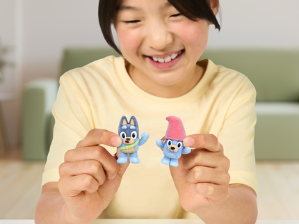BLUEY Fuzzies figuur, 5 cm