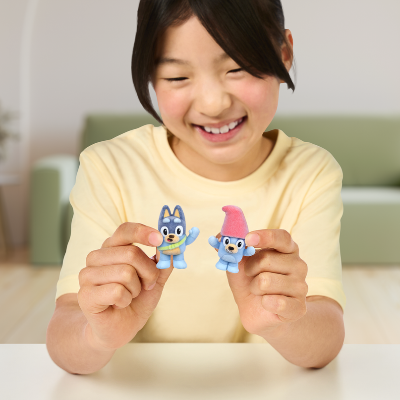 BLUEY Fuzzies figuur, 5 cm