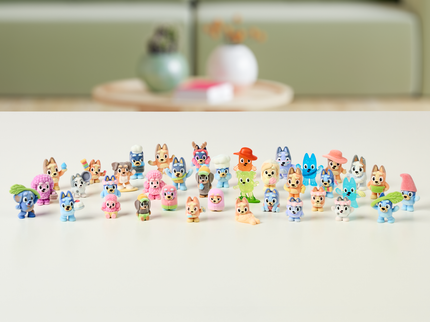 BLUEY Fuzzies figuur, 5 cm