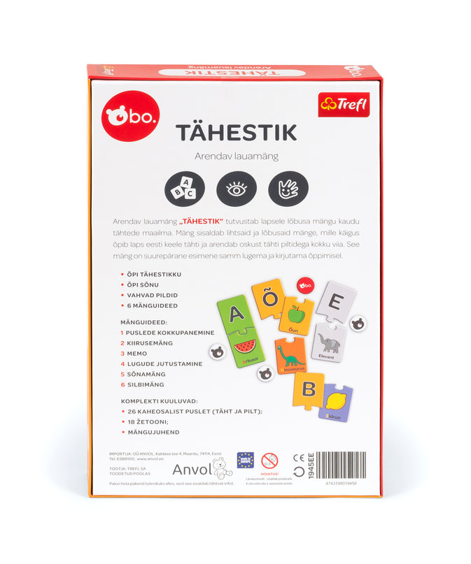 bo. Haridusmäng "Tähestik" (eesti keeles)