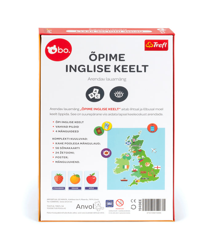bo. Haridusmäng "Õpime Inglise Keelt" (eesti keeles)