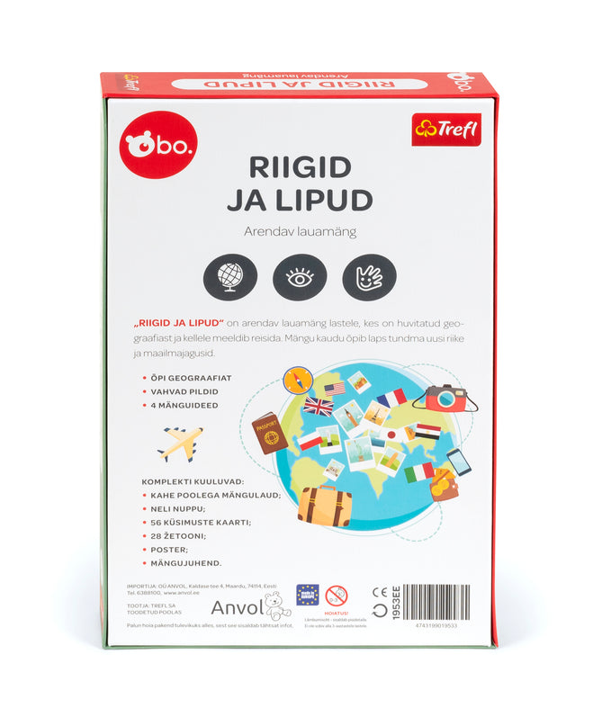 bo. Haridusmäng "Riigid ja Lipud" (eesti keeles)