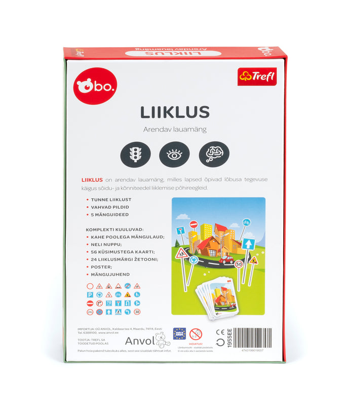 bo. Haridusmäng "Liiklus" (eesti keeles)