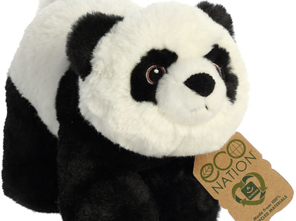 AURORA Eco Nation pehme mänguasi panda, 15 cm