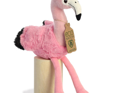 AURORA Eco Nation pehme mänguasi Flamingo, 24 cm