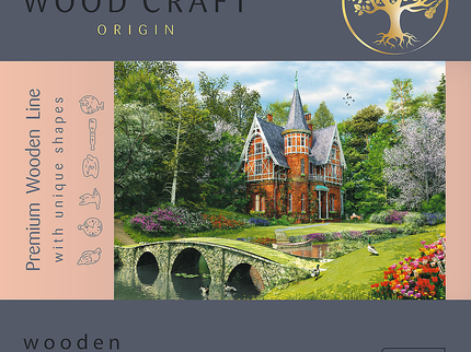 TREFL puidust pusle Viktooria stiilis majake, 1000 osa