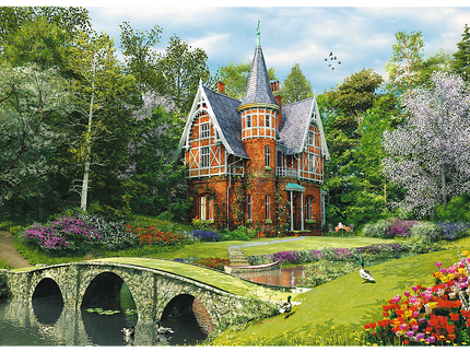 TREFL puidust pusle Viktooria stiilis majake, 1000 osa