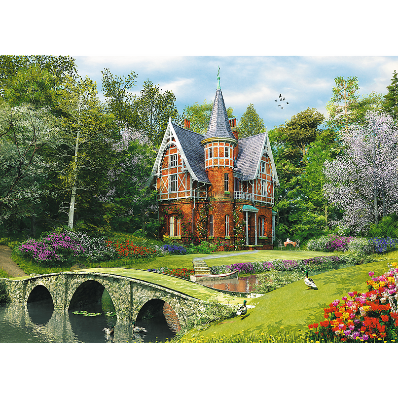 TREFL puidust pusle Viktooria stiilis majake, 1000 osa