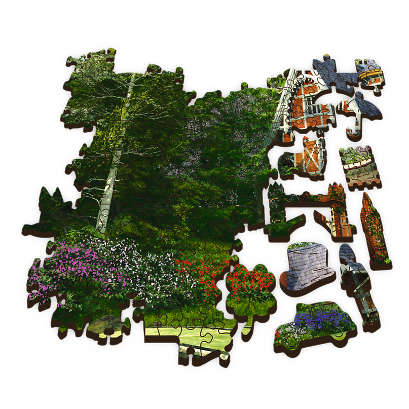 TREFL puidust pusle Viktooria stiilis majake, 1000 osa