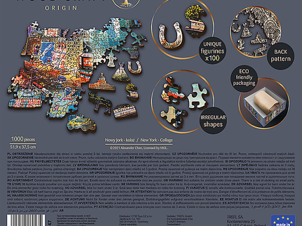 TREFL puidust pusle New York, 1000 osa