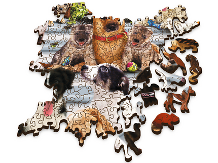 TREFL puidust pusle Koerad, 1000 osa