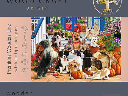 TREFL puidust pusle Koerad, 1000 osa