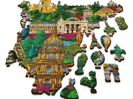 TREFL puidust pusle Kuulsad kohad - Prantsusmaa, 1000 osa