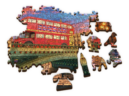 TREFL Puidust pusle Westminster, Big Ben, London, 500 osa