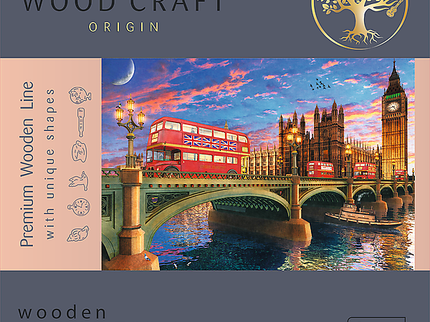 TREFL Puidust pusle Westminster, Big Ben, London, 500 osa