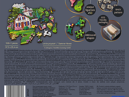 TREFL puidust pusle Suvine rannik, 500 osa