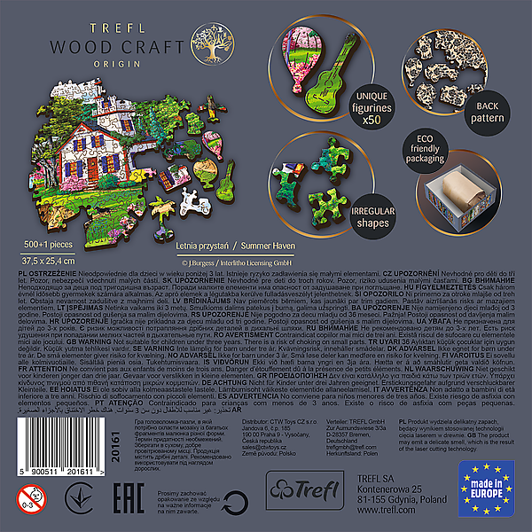 TREFL puidust pusle Suvine rannik, 500 osa