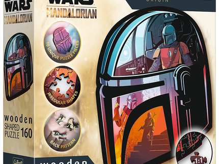 TREFL STAR WARS Puidust pusle Mandalorian, 160 osa