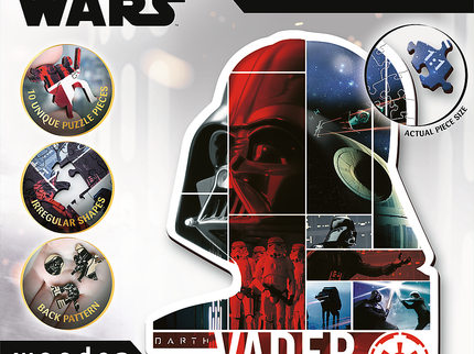 TREFL STAR WARS Puidust pusle Darth Vader, 160 osa