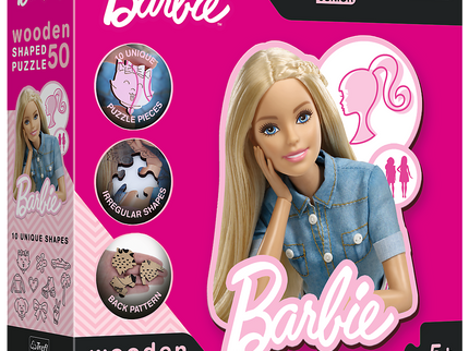TREFL BARBIE Puidust pusle, 50 osa