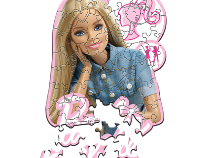 TREFL BARBIE Puidust pusle, 50 osa