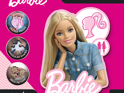 TREFL BARBIE Puidust pusle, 50 osa