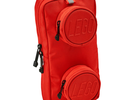 LEGO üleõlakott klots 1x2 punane