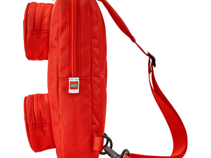 LEGO üleõlakott klots 1x2 punane