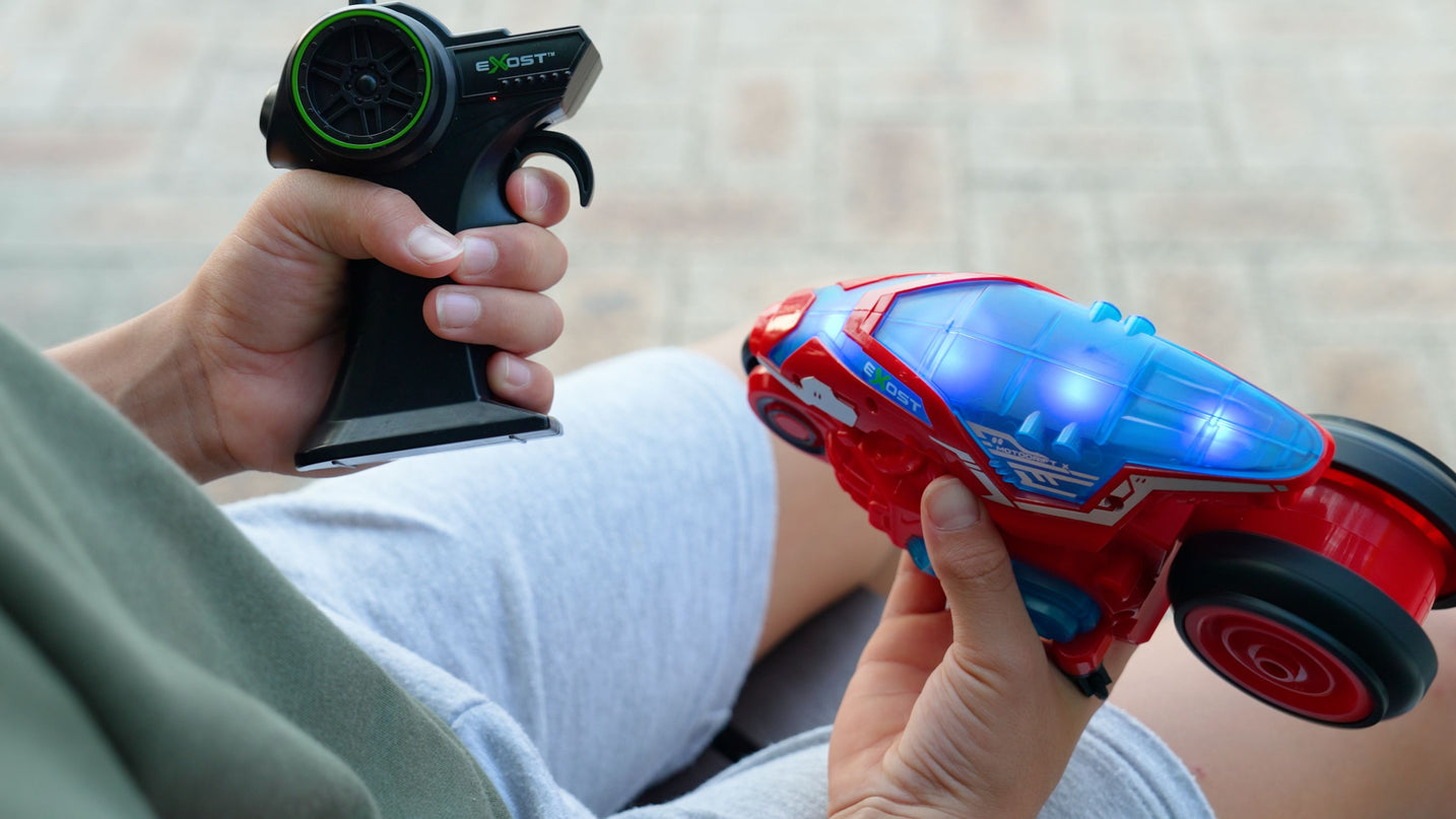 EXOST raadioteel juhitav mootorratas, skaala 1:12